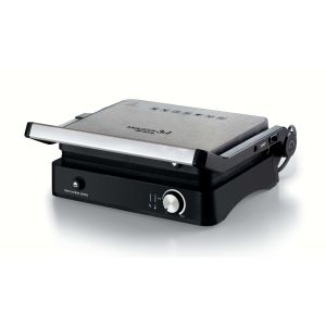 Ariete 1934 MetalGrill 3in1, Griglia elettrica per grigliate miste, 2000W, 3 modalità di cottura, Piastre antiaderenti, Silver/Black