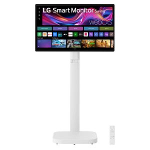LG Swing 32U889SA Schermo Personale 32" 4K Touch, base con rotelle, webOS