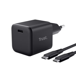 Trust 26046 Caricabatterie per dispositivi mobili Universale Nero AC Ricarica rapida Interno