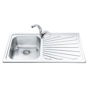 Smeg SP861D lavello Lavello ad incasso Rettangolare Acciaio inossidabile Made in Italy