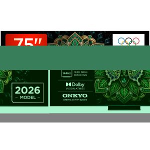 TCL C6K Pro TV 75C6K PRO 75” QD-Mini LED TV, 4K HDR 1000 nits, 312 zone di dimming, Google TV, Dolby Vision & Atmos, 2.1 Onkyo, 144Hz, AirPlay 2