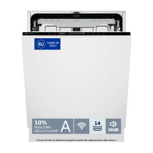 Electrolux Lavastoviglie Incasso 60 Cm - Int. Totale 14 Coperti Classe A-10% 38 Dba MADE IN ITALY E82LX220S