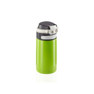 Leifheit 03249 tazza da viaggio 350 ml Nero, Verde Acciaio inox