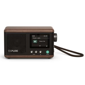 Pure Classic Mini Portatile Digitale Crema, Legno