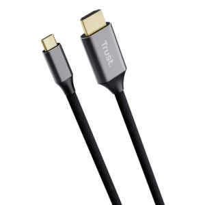 Trust 25630 adattatore per inversione del genere dei cavi USB-C HDMI Nero, Argento
