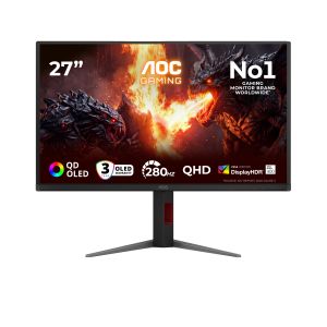AOC G4 Q27G4ZD/69 Monitor PC 67,3 cm (26.5") 2560 x 1440 Pixel Nero, Rosso