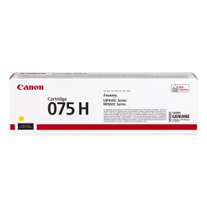 Canon 075 H cartuccia toner 1 pz Originale Giallo