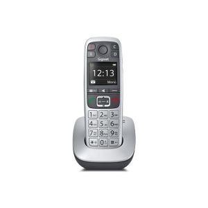 Gigaset E 560 Telefono DECT Identificatore di chiamata Nero, Argento
