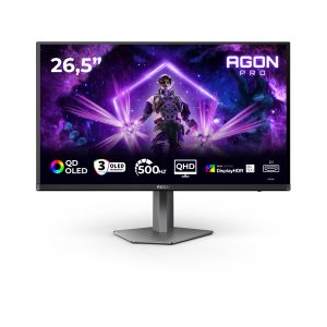 AOC AGON PRO AG276QKD2 Monitor PC 67,3 cm (26.5") 2560 x 1440 Pixel Quad HD QD-OLED Nero, Grigio