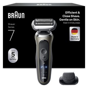 Braun Series 7 Rasoio Elettrico, +1 Accessorio, 72-C1200S, Oro