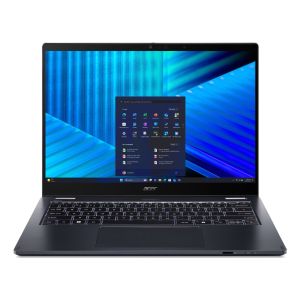 Acer TravelMate TMP414RN-55-TCO-71X7 Intel Core Ultra 7 255U Ibrido (2 in 1) 35,6 cm (14") Touch screen WUXGA 16 GB DDR5-SDRAM 1 TB SSD Wi-Fi 7 (802.11be) Windows 11 Pro Blu