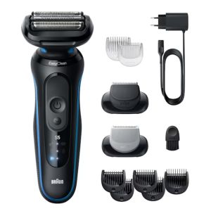 Braun Series 5 52-B1650S rasoio elettrico Trimmer Blu