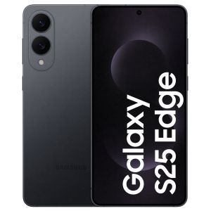 Samsung Galaxy S25 Edge, Smartphone AI, Display 6.7'' QHD+ Dynamic AMOLED 2X, Fotocamera 200MP, RAM 12GB, 256GB, 3.900 mAh, Titanium Jetblack