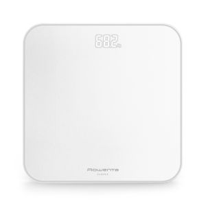 Rowenta Classic 2.0, Bilancia Da Bagno, Schermo Invisibile Facile da Leggere, Bianco, BS1901