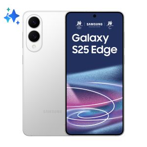 Samsung Galaxy S25 Edge, Smartphone AI, Display 6.7'' QHD+ Dynamic AMOLED 2X, Fotocamera 200MP, RAM 12GB, 512GB, 3.900 mAh, Titanium Silver