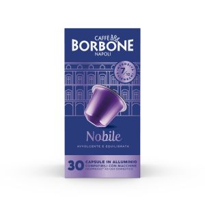 Caffè Borbone Capsule compatibili sistema Nespresso Alluminio - Miscela Nobile - 30 capsule