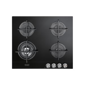 De’Longhi NSL 460 N piano cottura Nero Da incasso 60 cm Gas 4 Fornello(i)