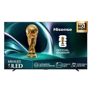 Hisense 85U7Q 2,16 m (85") 4K Ultra HD Smart TV Wi-Fi Nero 450 cd/m²