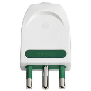 Vimar 00204.B presa elettrica S17 Bianco 2P