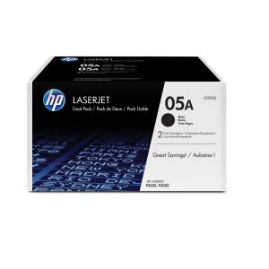 HP Confezione doppia di cartucce toner originali nero 05A LaserJet