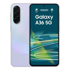 Samsung Galaxy A36 5G, Smartphone con Funzioni intelligenti, Display Super AMOLED 6.7”, 6GB RAM, 128GB, Camera 50MP, Batteria 5.000 mAh, IP67, Awesome Lavender