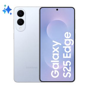 Samsung Galaxy S25 Edge, Smartphone AI, Display 6.7'' QHD+ Dynamic AMOLED 2X, Fotocamera 200MP, RAM 12GB, 256GB, 3.900 mAh, Titanium Icyblue