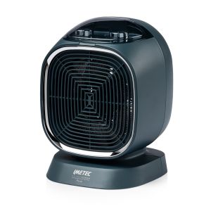 Imetec Silent Power Pure, Termoventilatore silenzioso con ionizzatore e timer di autospegnimento, Stufetta Elettrica, 2100 W, funzione antigelo, temperatura regolabile, 4 funzioni