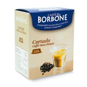 Caffè Borbone Capsule per Lavazza a modo mio caffè macchiato Cortado 16 pz
