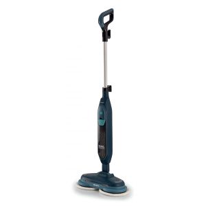 Ariete 4178 Dual Steam Scrub, Scopa a vapore con panni rotanti, 1200W, Serbatoio 400cc, 2 velocità, 4 panni, Blu