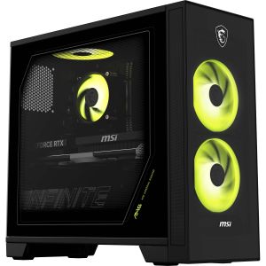 MSI MAG Infinite S AI 2NVL5-013EU Intel Core Ultra 5 225F 16 GB DDR5-SDRAM 1 TB SSD NVIDIA GeForce RTX 5060 Windows 11 Home Desktop PC Nero