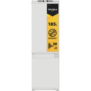 Whirlpool WHKN 3253 B4E Frigorifero combinato a incasso, Total No Frost ventilato, 55 cm, Classe E, Bianco, 38 db, h 178cm