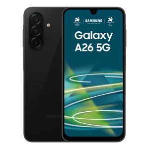 Samsung Galaxy A26 5G, Smartphone con Funzioni intelligenti, Display Super AMOLED 6.7”, 6GB RAM, 128GB, Batteria 5.000 mAh, memoria espandibile, Black