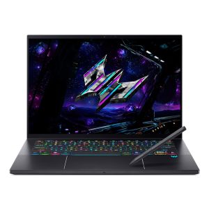 Acer NH.U0GET.002 laptop Copilot+ PC Intel Core Ultra 9 288V Computer portatile 36,8 cm (14.5") Touch screen 2.8K 32 GB DDR5-SDRAM 2 TB SSD NVIDIA GeForce RTX 5070 Wi-Fi 7 (802.11be) Windows 11 Pro Italiano Nero
