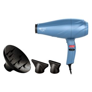 GA.MA Phon Leggero Ion 4D Therapy Ozone Ion: tecnologia agli ioni e ozono, anti crespo, anti-età, ricostruzione molecolare dei capelli, asciugature veloci, 2400 W, Motore AC a lunga durata Made in Italy, 6 combinazioni di velocità e temperatura, colpo d'a