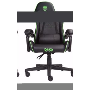 Deadwave DWGT0007 sedia per videogioco Sedia da gaming per PC Seduta imbottita Nero, Verde