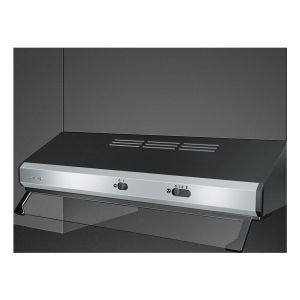Smeg KSEC61XE3 cappa aspirante Incassato Nero, Acciaio inox 315 m³/h