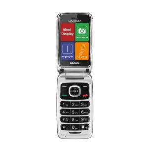 Brondi Contender 7,62 cm (3") Bianco Telefono per anziani
