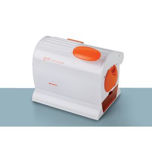 Ariete 445 Gratì Professional - Grattugia elettrica con rullo extra-large in Acciaio Inox - Contenitore Estraibile - 120 Watt - Arancione