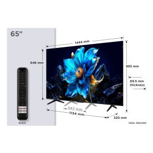 TCL P79K Serie Smart TV QLED 4K 65" 65P79K, Dolby Vision - Atmos, HDR10+, Google TV