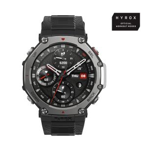Amazfit T-Rex 3 3,81 cm (1.5") AMOLED 48.5 mm Digitale 480 x 480 Pixel Touch screen Nero Wi-Fi GPS (satellitare)