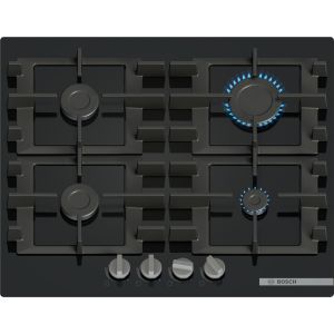 Bosch Serie 4 PNP6B6K40 Piano cottura a gas 60 cm 5 fuochi Vetro Nero