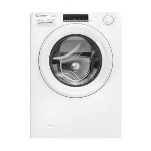 Candy Smart Pro Inverter , Lavatrice Carica Frontale 8 KG, 10% più efficente della classe A, 1400 giri, Bianco, Inverter, Vapore, Wi-Fi, CSO486TWM6/1-S
