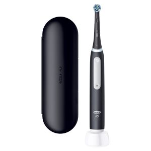 Oral-B Spazzolino Elettrico Ricaricabile iO 3 Nero, 1 Custodia Da Viaggio. 1 Spazzolino