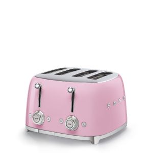 Smeg Tostapane 50's Style – Rosa LUCIDO 4x4 – TSF03PKEU