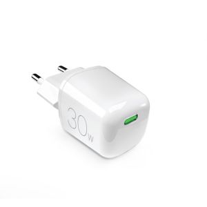 PURO PUFCMTCUSBC30WGWHI Caricabatterie per dispositivi mobili Computer portatile, Smartphone, Tablet Bianco AC Ricarica rapida Interno