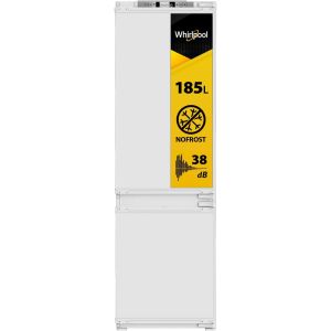 Whirlpool WHKN 3253 B4E Frigorifero combinato a incasso, Total No Frost ventilato, 55 cm, Classe E, Bianco, 38 db, h 178cm