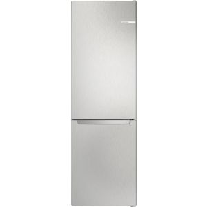 Bosch Serie 2 KGN36NLEA Frigorifero Combinato da libera installazione 186 x 60 cm Metal look Classe E