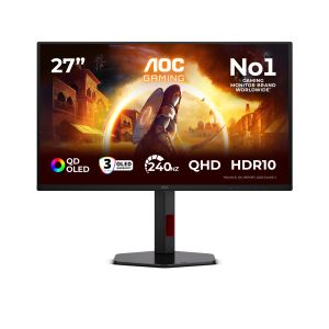 AOC G4 Q27G4ZDRAD Monitor PC 67,3 cm (26.5") 2560 x 1440 Pixel Nero, Rosso