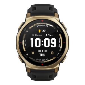 Amazfit T-rex 3 Pro 3,35 cm (1.32") AMOLED 44 mm Digitale 466 x 466 Pixel Touch screen Oro Wi-Fi GPS (satellitare)