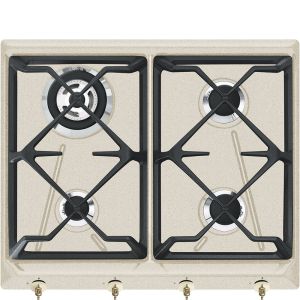 Smeg SRV864AVOGH2 piano cottura Avena Da incasso Gas 4 Fornello(i) Made in Italy